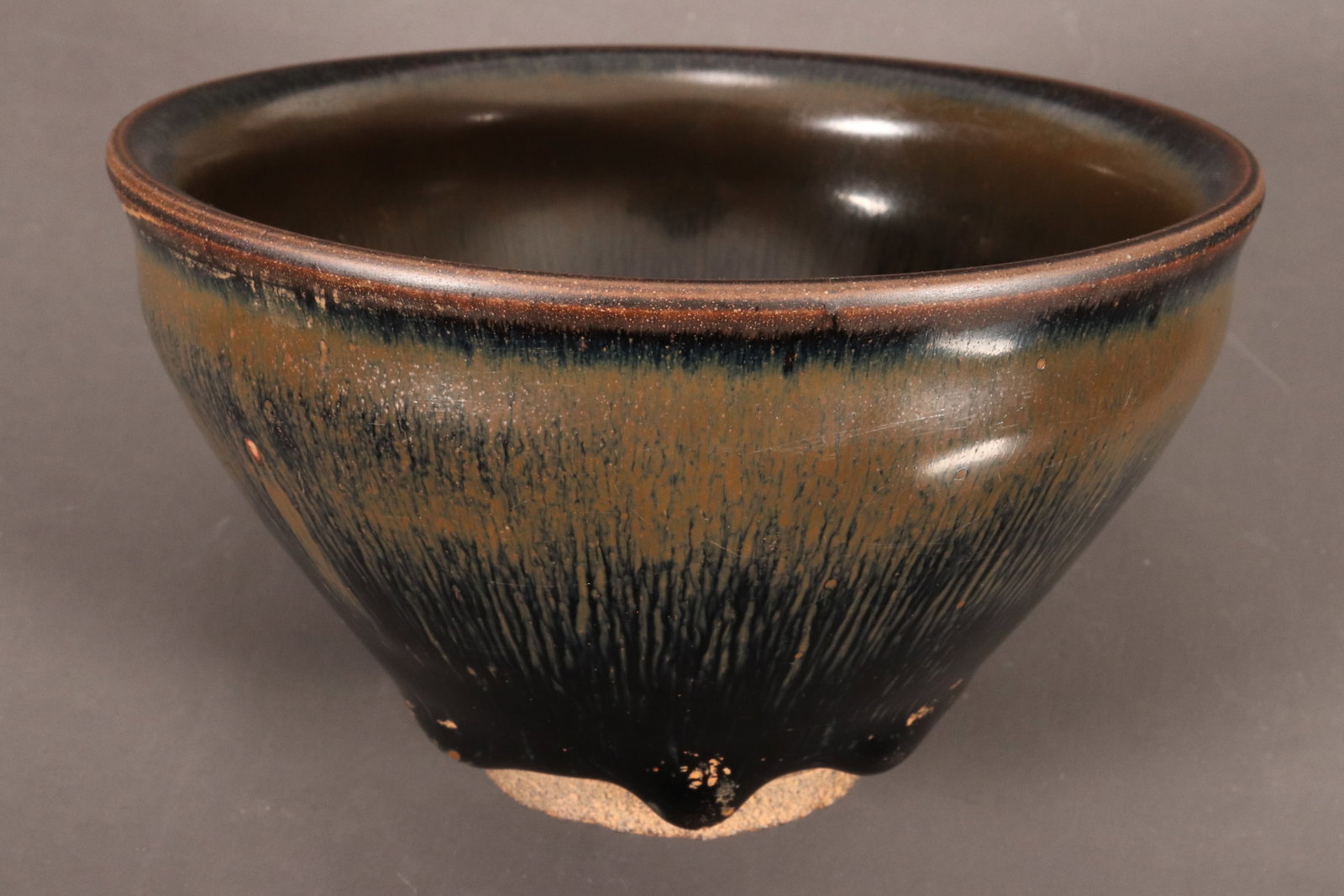 Chinese Hare's Fur Glaze Bowl, (1 of 3)