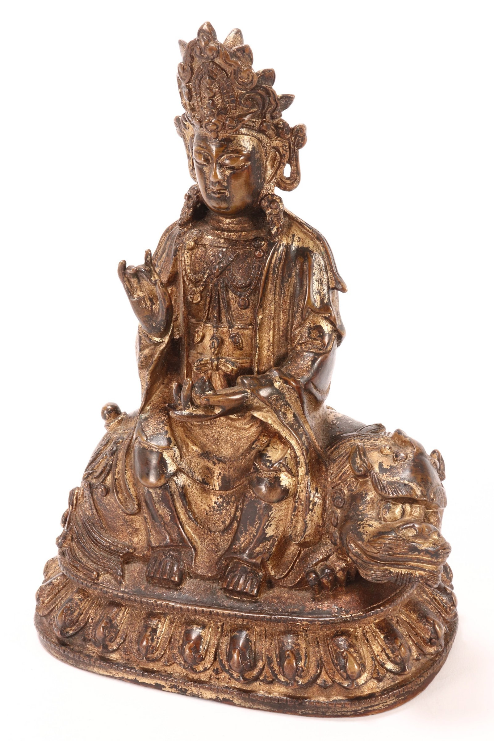 Sino-Tibetan Gilt Bronze Buddha, (1 of 5)