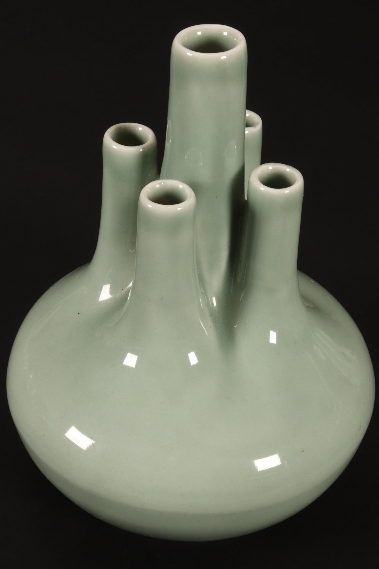 Chinese Celadon Tulip Vase, (1 of 3)