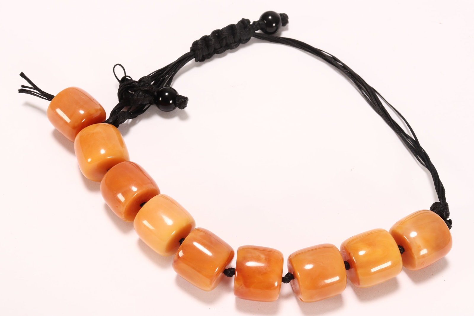 Chinese Large Amber Bead Necklace, (1 of 1)