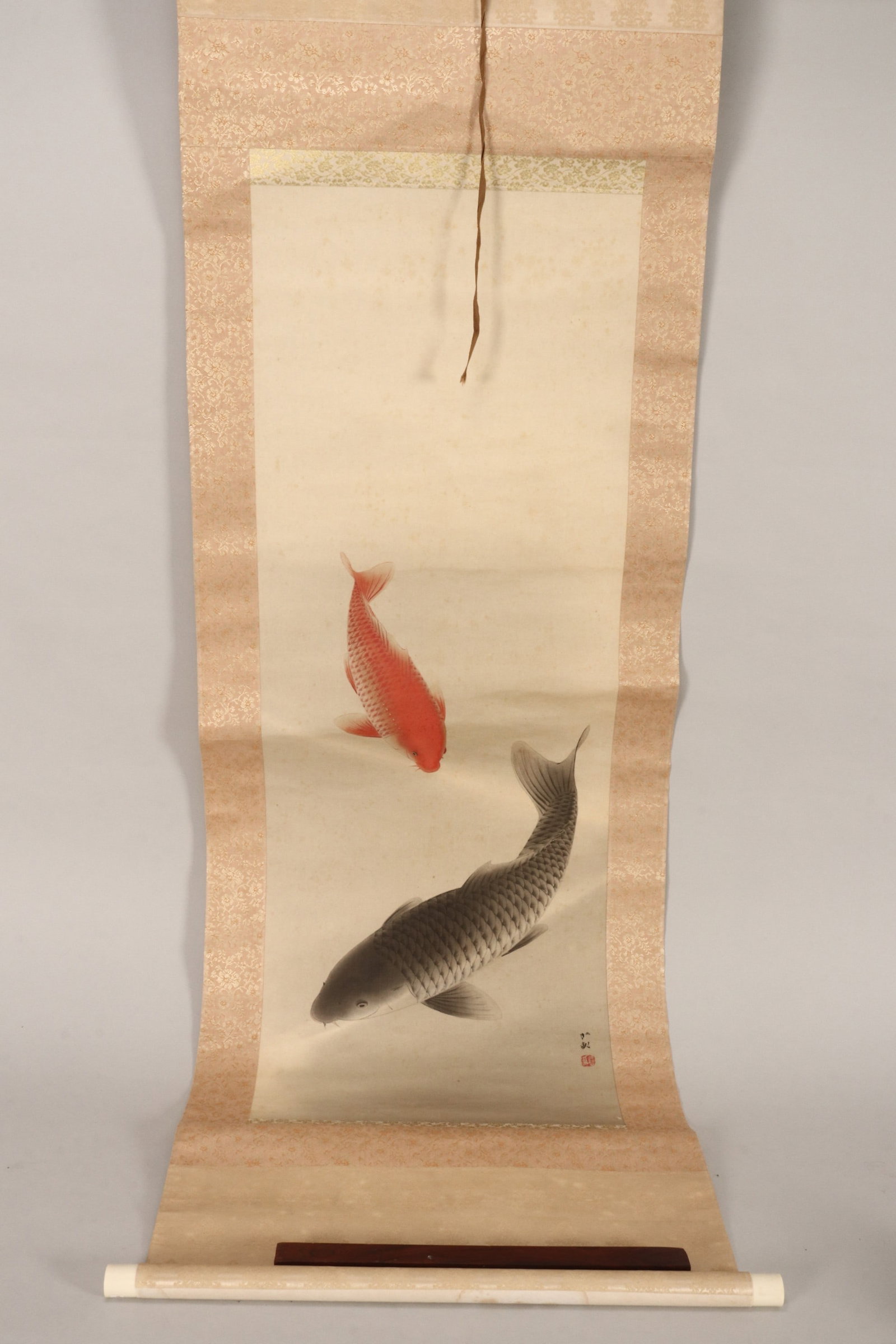 Japanese Hanging Scroll, (1 of 3)