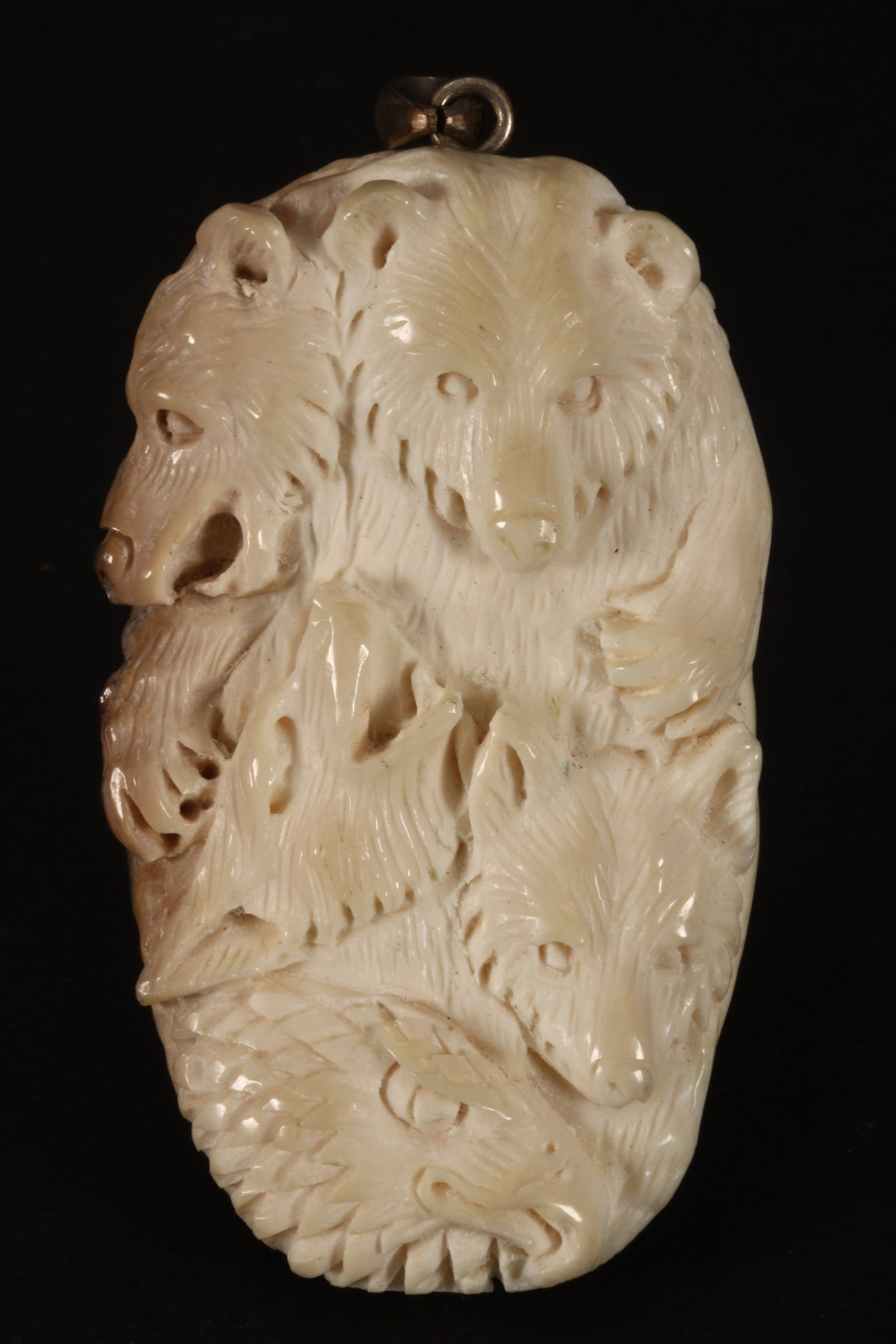 Carved Mammoth Pendant, (1 of 2)