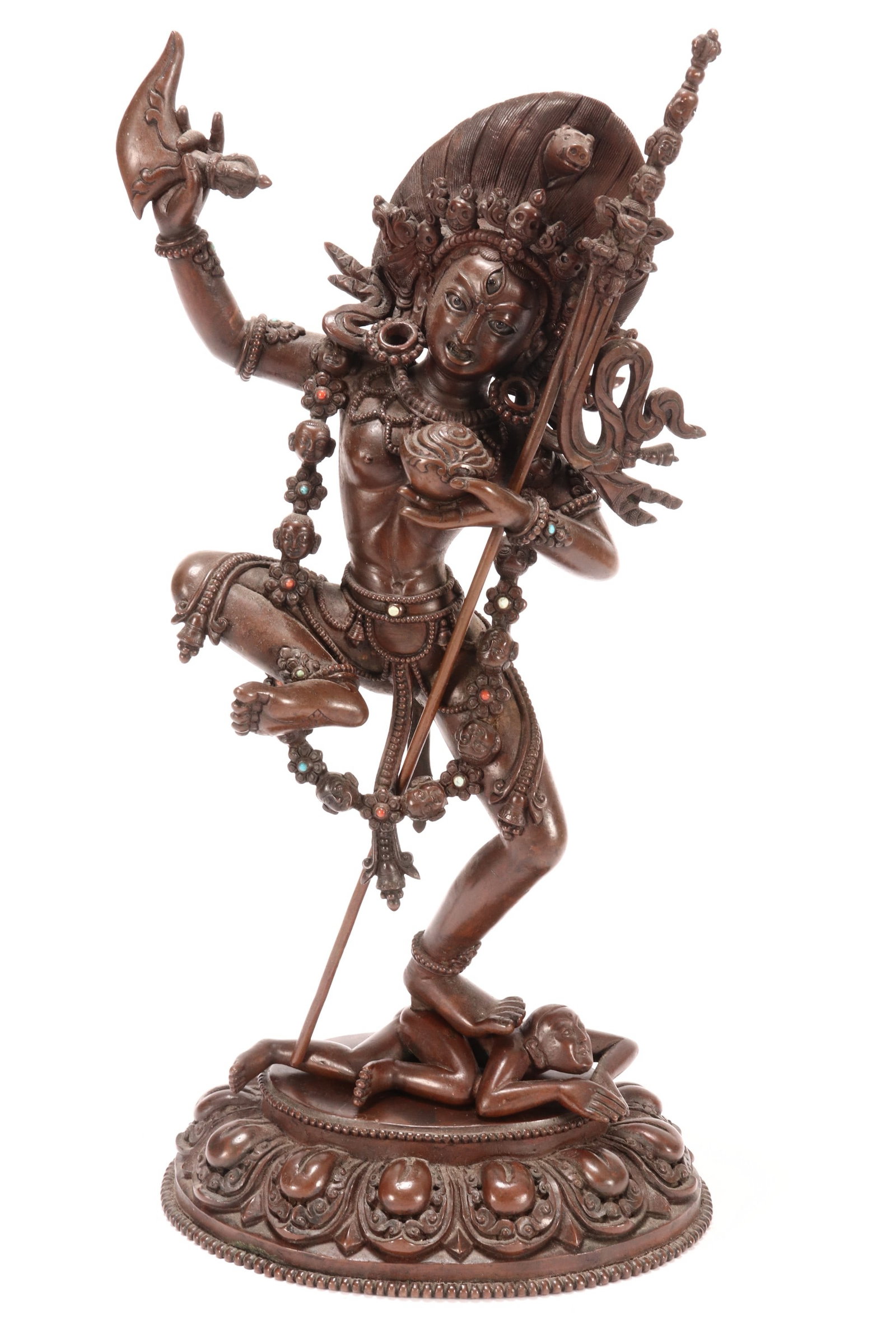 Sino-Tibetan Bronze Dakini, (1 of 6)