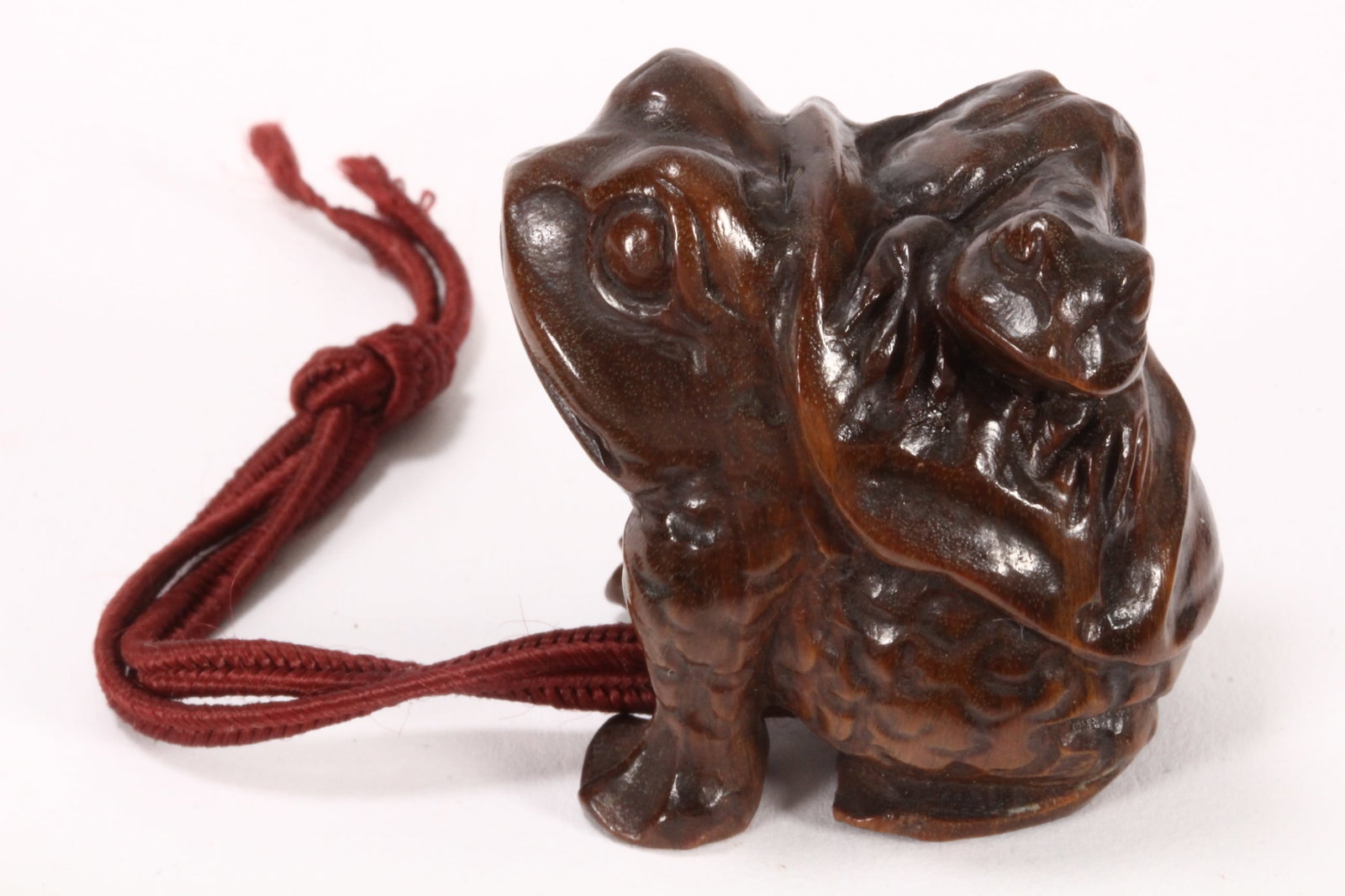 Japanese Carved Wooden Netsuke, (1 of 5)