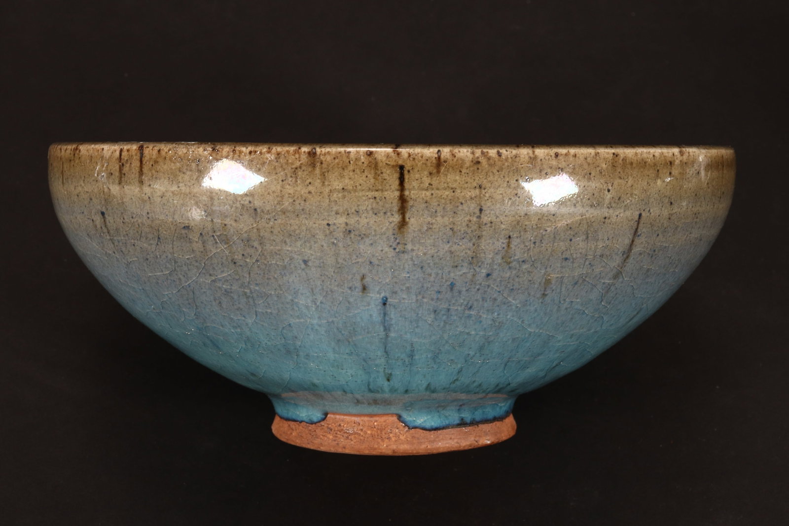 Chinese Jun Glaze Bowl, (1 of 4)