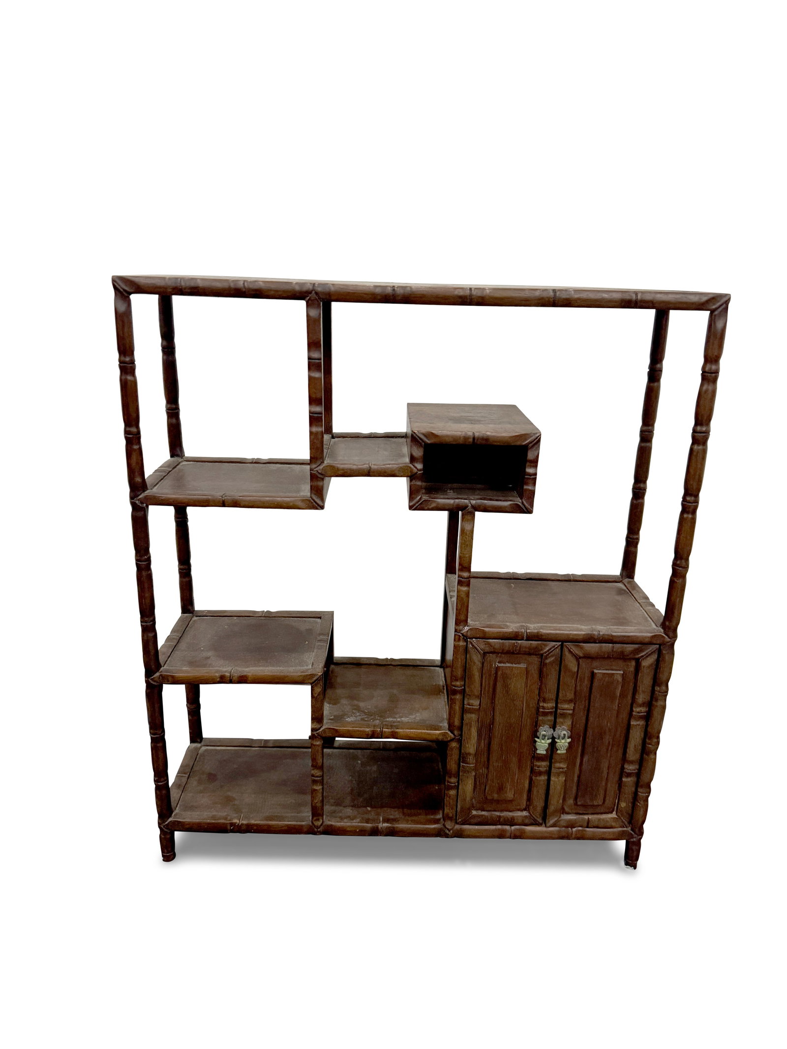 Chinese Carved Timber Display Shelf, (1 of 1)