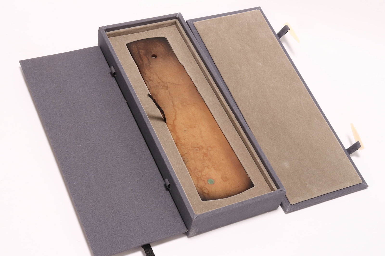 Chinese Archaic Style Carved Jade Axe Head, (1 of 3)