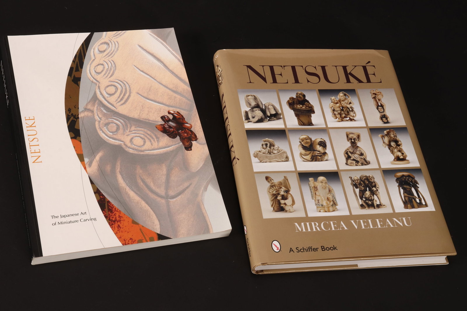 Two Books on Netsukes,: comprising 'Netsuke; The Japanese Art of Miniature Carving', by Matthew Welch and Sharen Chappell for the Minneapolis Institute of the Arts, published by Paragon Publishing, Minneapollis, 1999, togeth