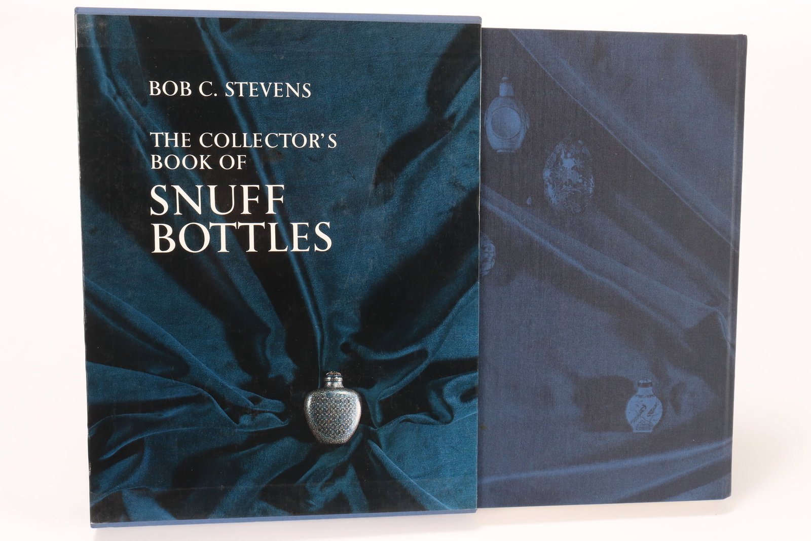 Book: The Collector's Book of Snuff Bottles,: by Bob C. Stevens, published by Weatherhill., New York., 1994, number 1159 of a limited reprint, with colour photographs, cloth covered hardback in original slip case