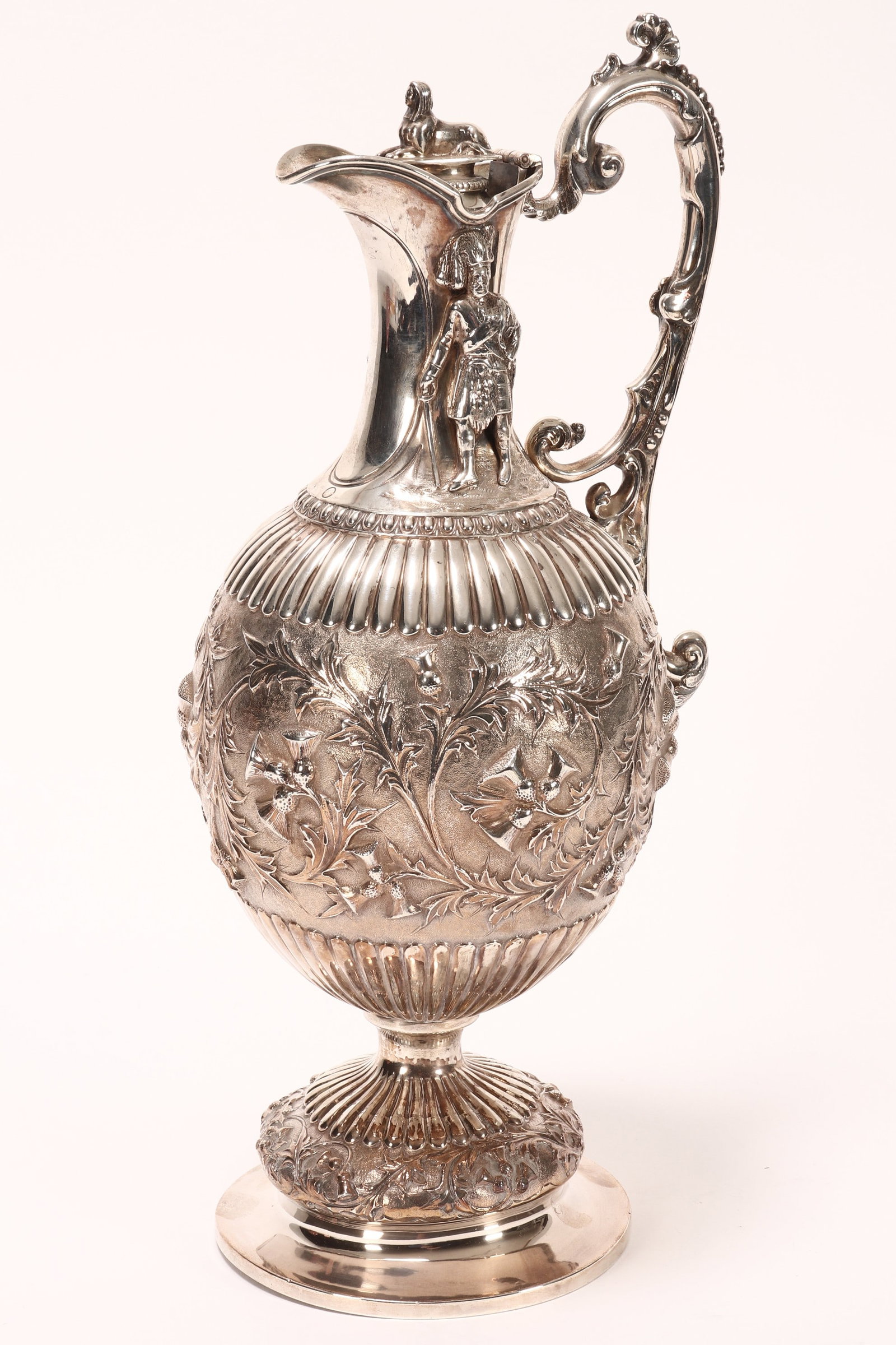 Victorian Scottish Interest Sterling Silver Ewer, (1 of 11)