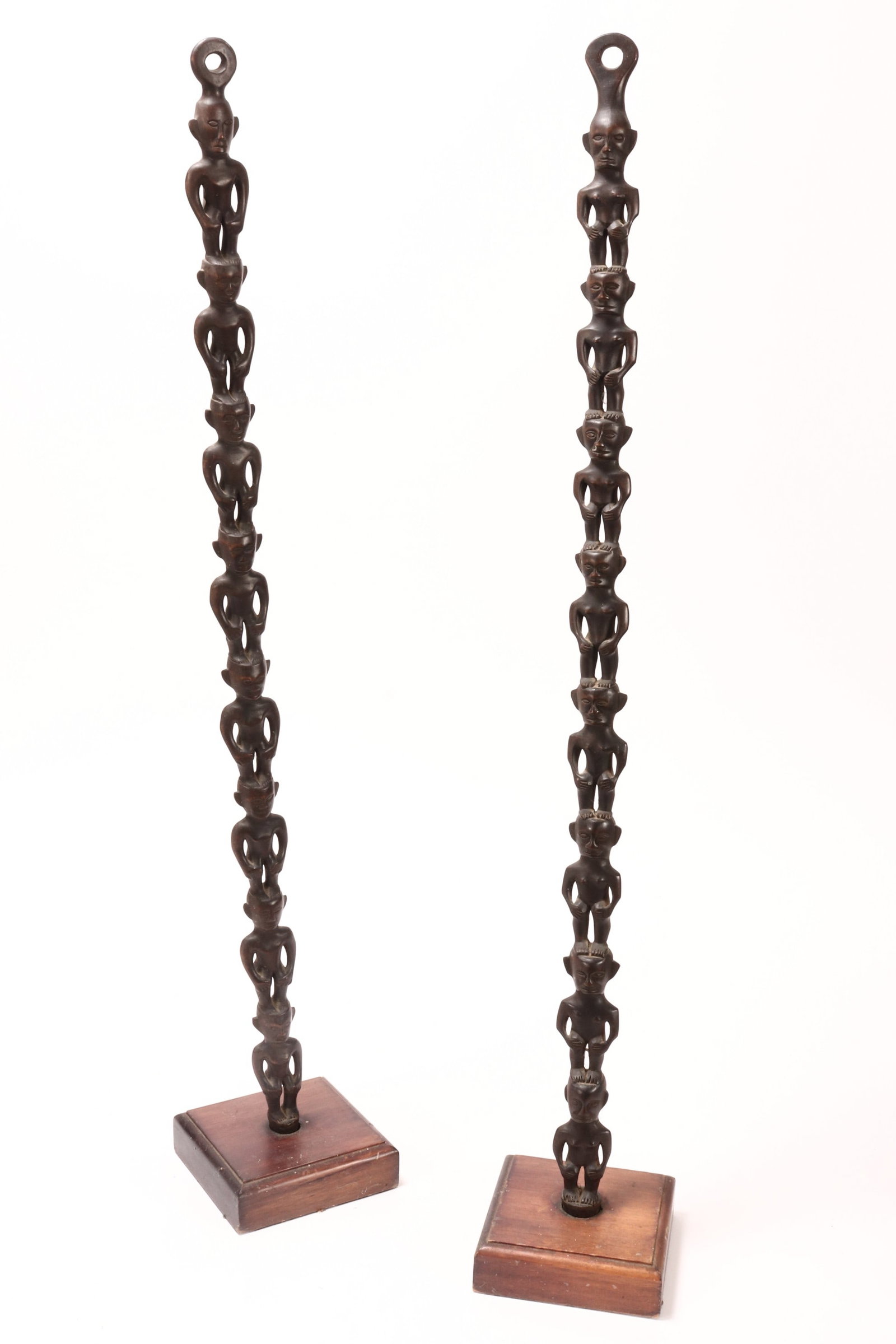 Pair of Ifugo Fertility Rice Totems, (1 of 11)