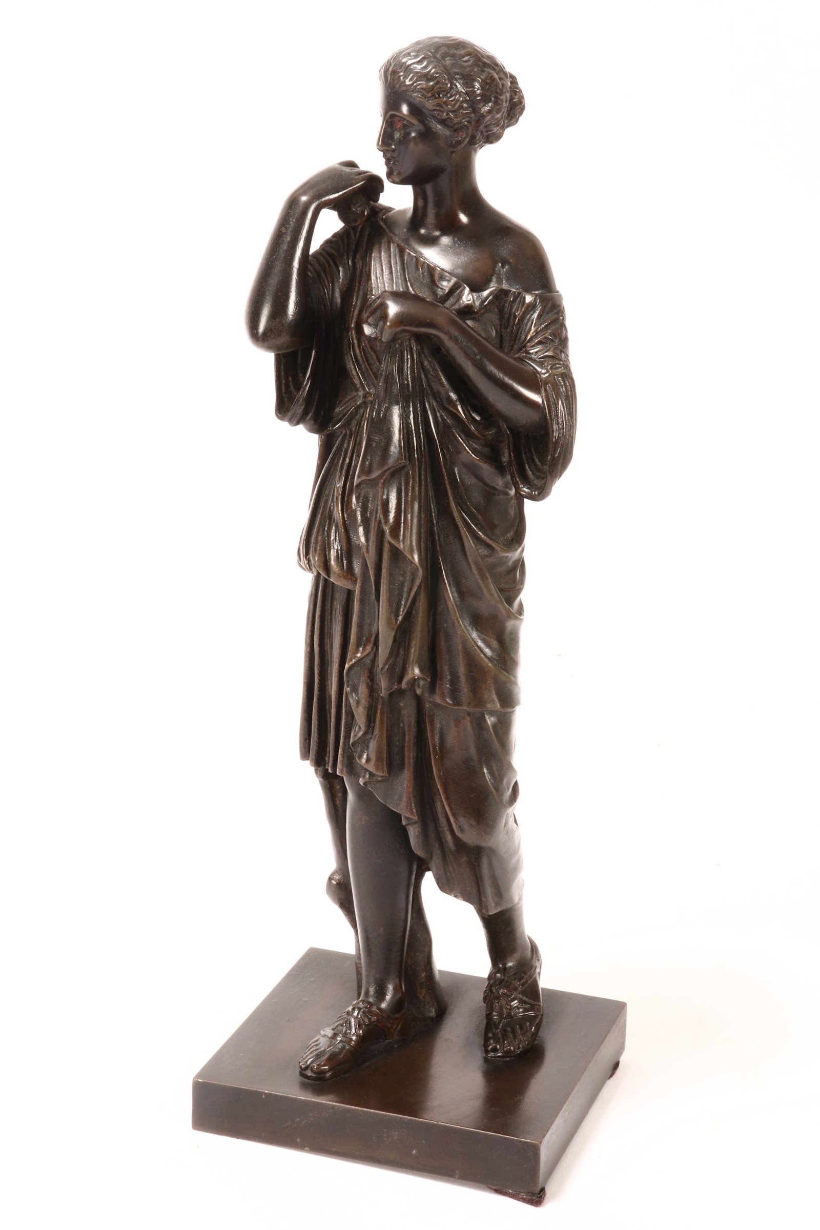 Patinated Bronze Figure of Diana of Gabii, (1 of 8)