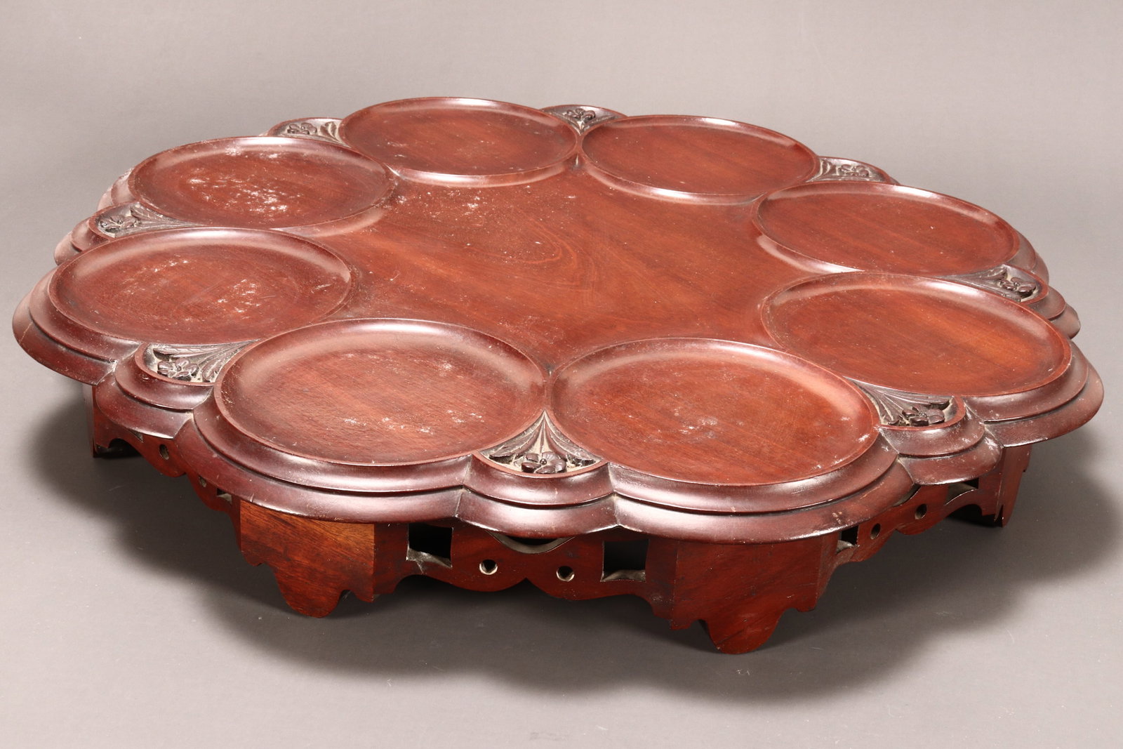 Late Victorian/ Early 20th Century Mahogany Lazy Susan, (1 of 1)