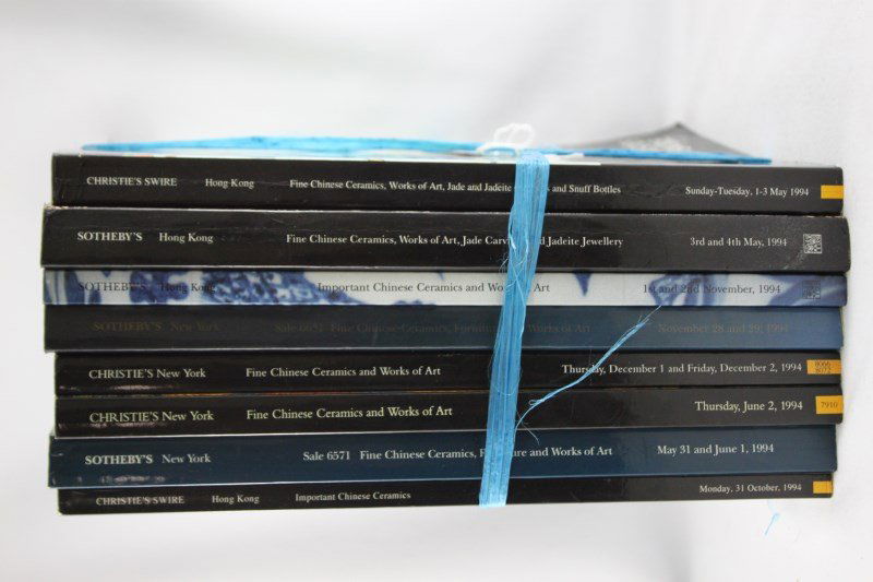 Quantity of Assorted Asian Art Auction Catalogues,: (qty)