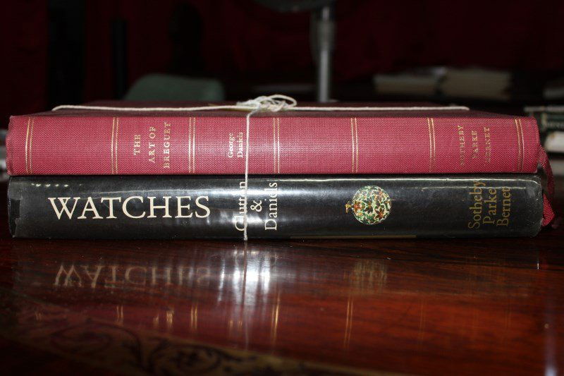 Two Books, on Watches and the Art of Breguet,: The Art of Breguet by George Daniels in hardcover (published in 1974 by Sotheby Parke Bernet) and Watches by Cecil Clutton and George Daniels in hardcover, with dust jacket (published in 1979), (2)