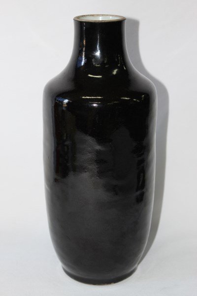 Chinese Black Glazed Vase, (1 of 4)