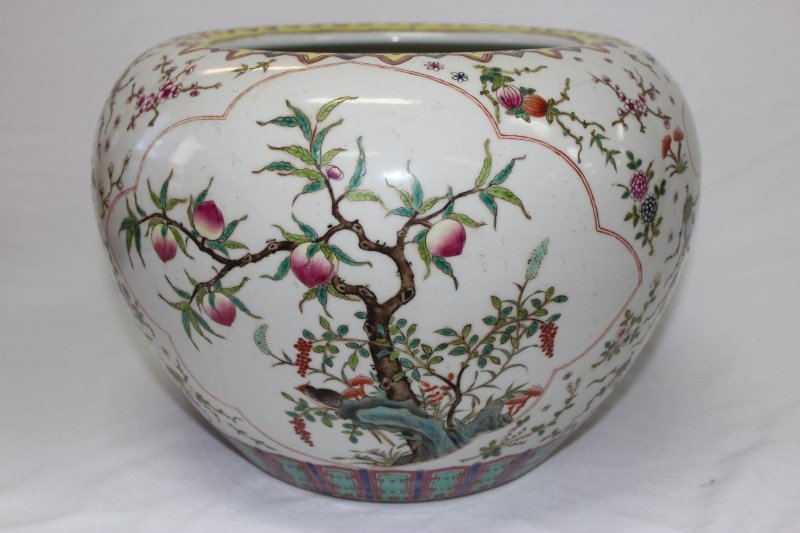 Chinese Porcelain Jardiniere, (1 of 6)