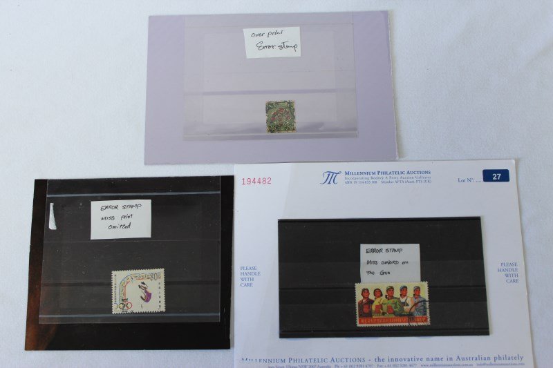 Three Chinese Stamps, (1 of 4)