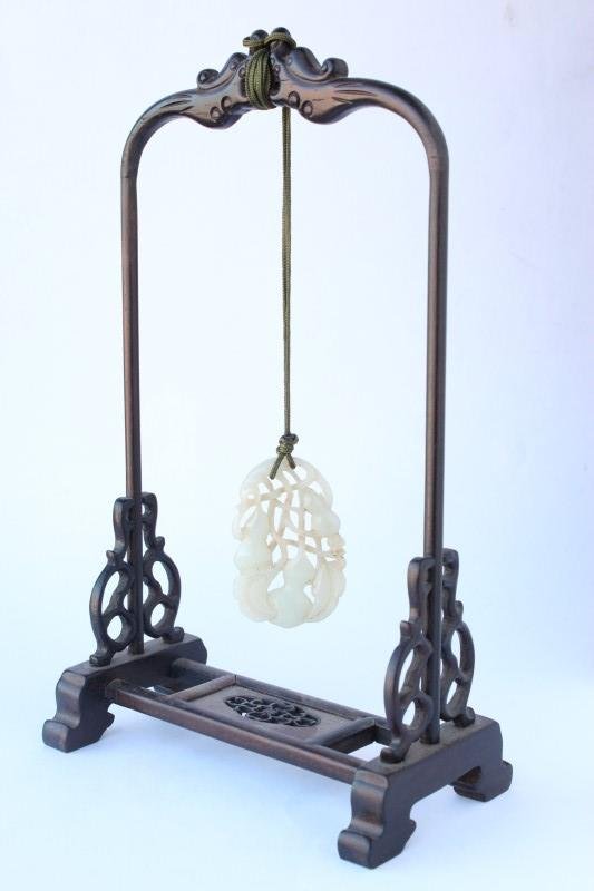 Chinese Jade Hanging Plaque, (1 of 6)