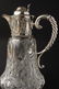 Victorian Sterling Silver Mounted Claret Jug, - 2