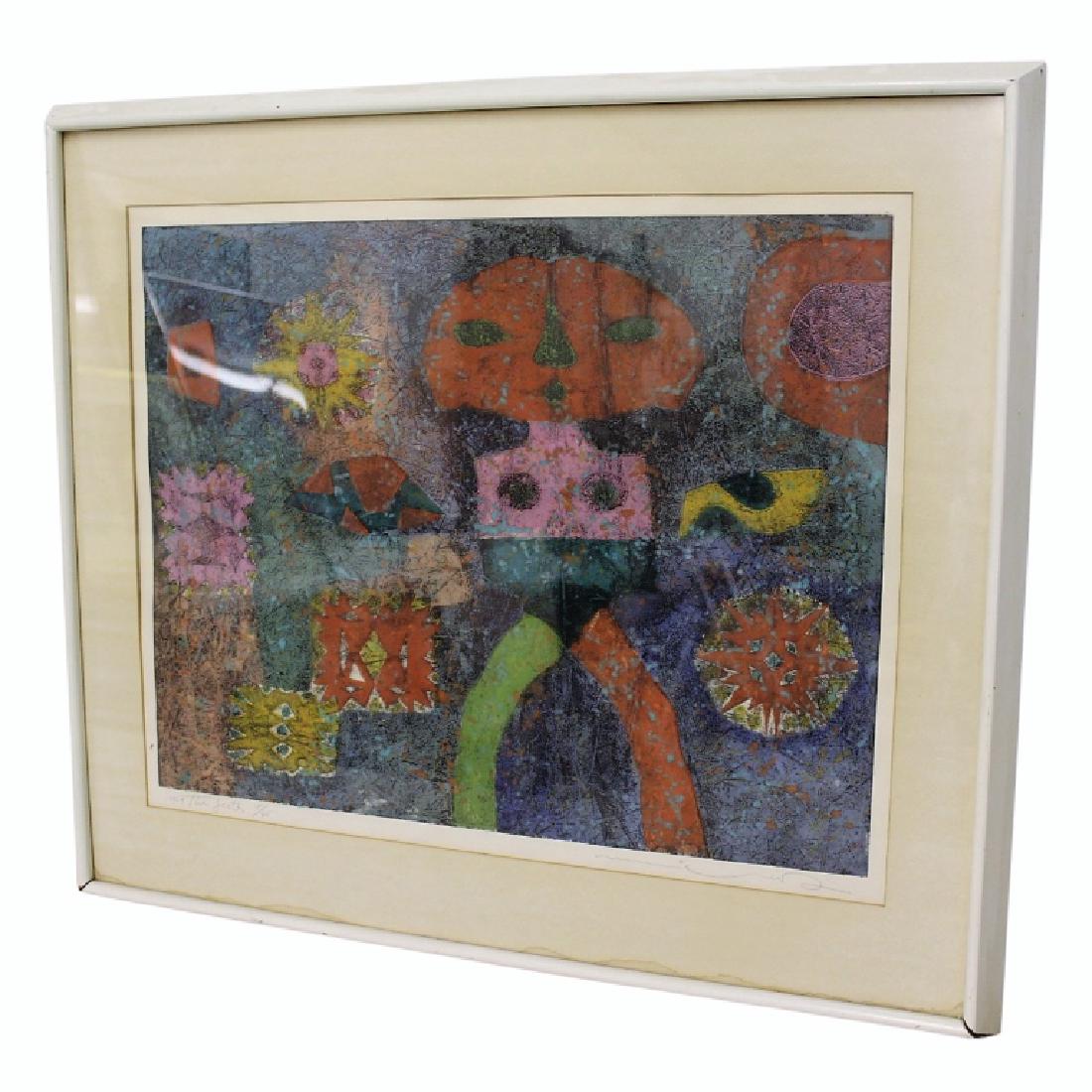 "Jester" Abstract Litho by Manuel Rodriguez Sr. (1 of 5)