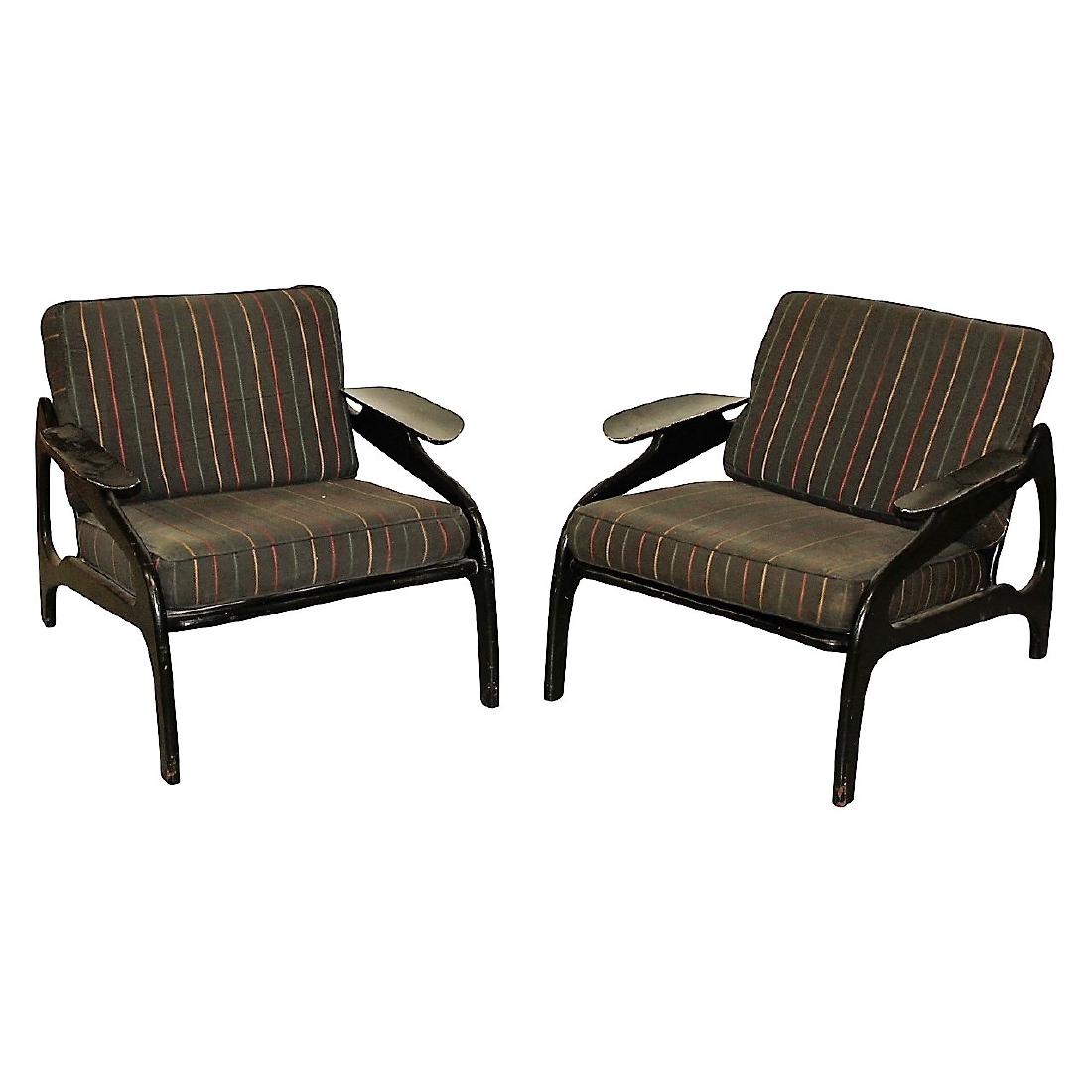 Pair of Mid Century Modern Finn Juhl Arm Chairs (1 of 3)