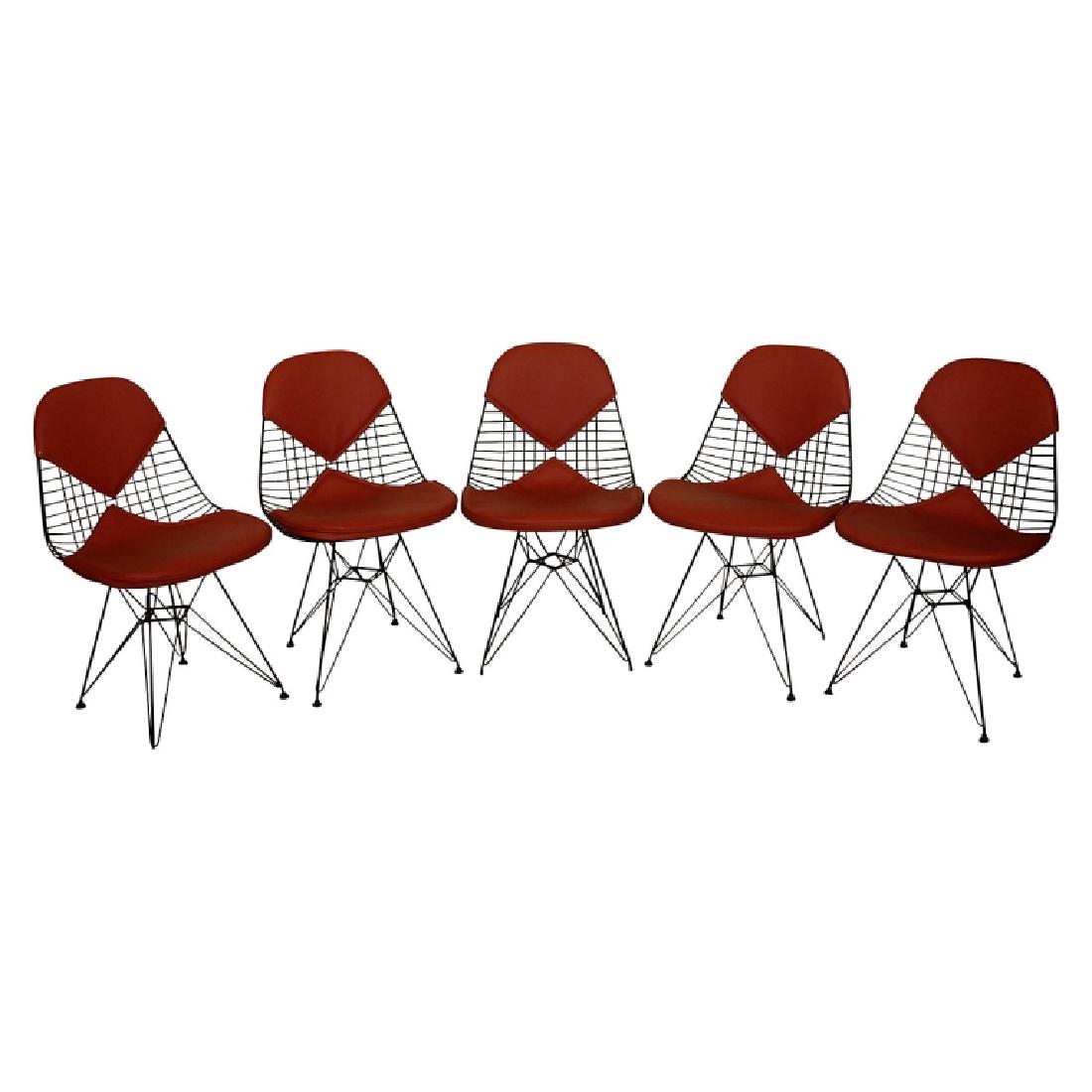 Eames for Herman Miller Wire Chairs w/ Bikini Pads (1 of 4)