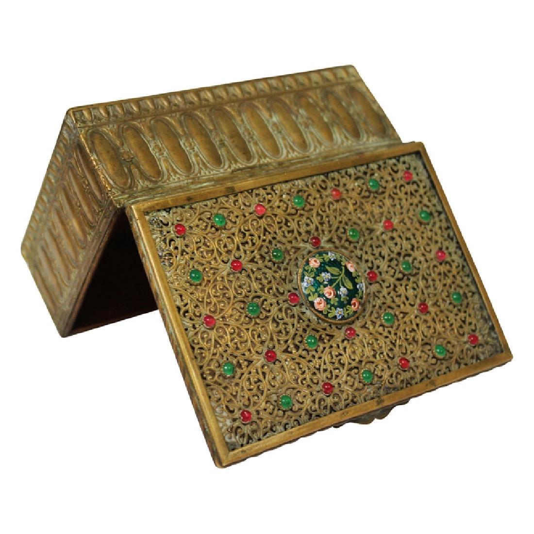 Ornate Persian Metal Box (1 of 4)