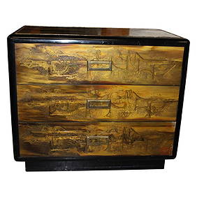 Bernhard Rohne for Mastercraft 3 drawer Chest (1 of 7)