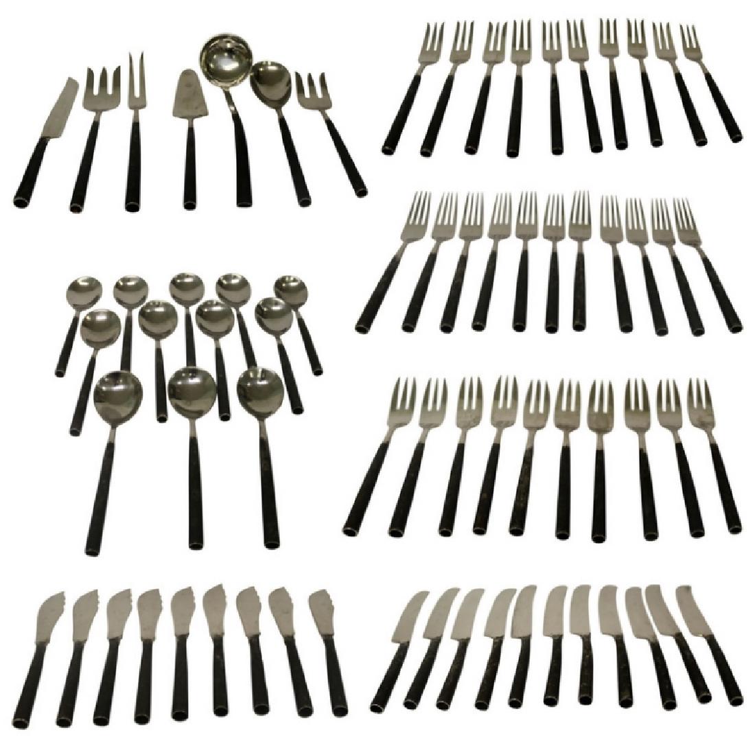 Contemporary Brutalist Hand Forged Flatware Set (1 of 10)