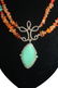 Mixed Stone and Sterling Pendant Necklace - 2