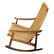 Mid Century Modern Cane Rocking Chair - 2