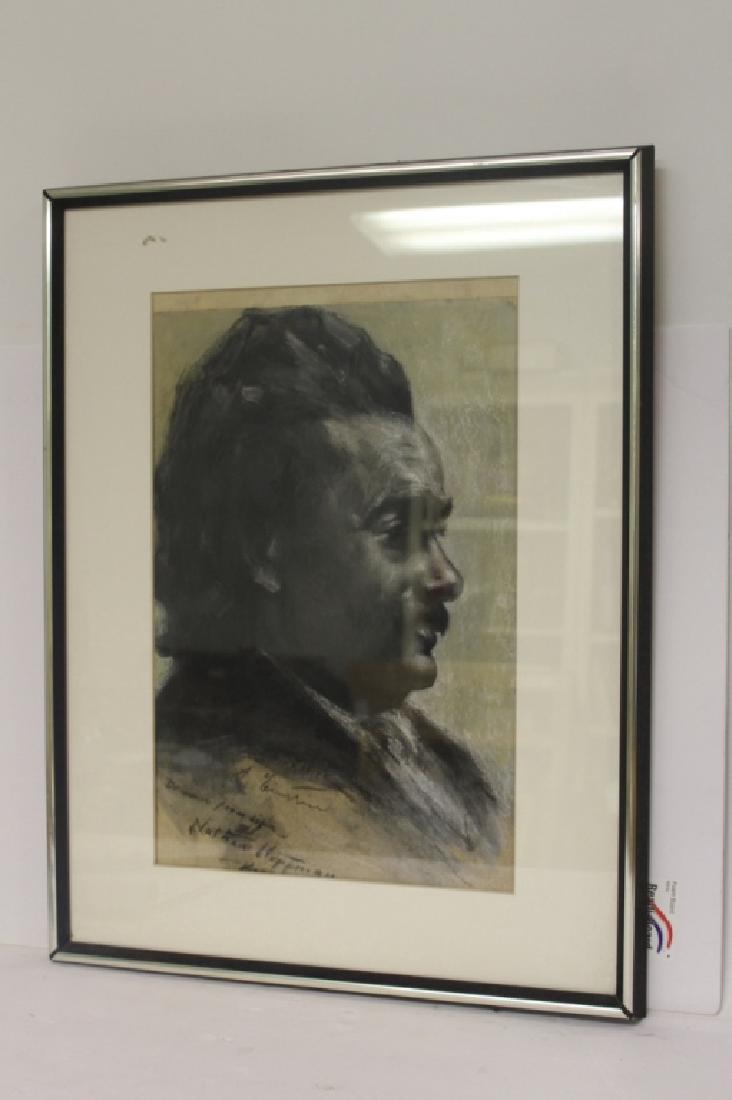 Pastel of Albert Einstein (1 of 4)