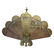 Brass Fan Fire Screen