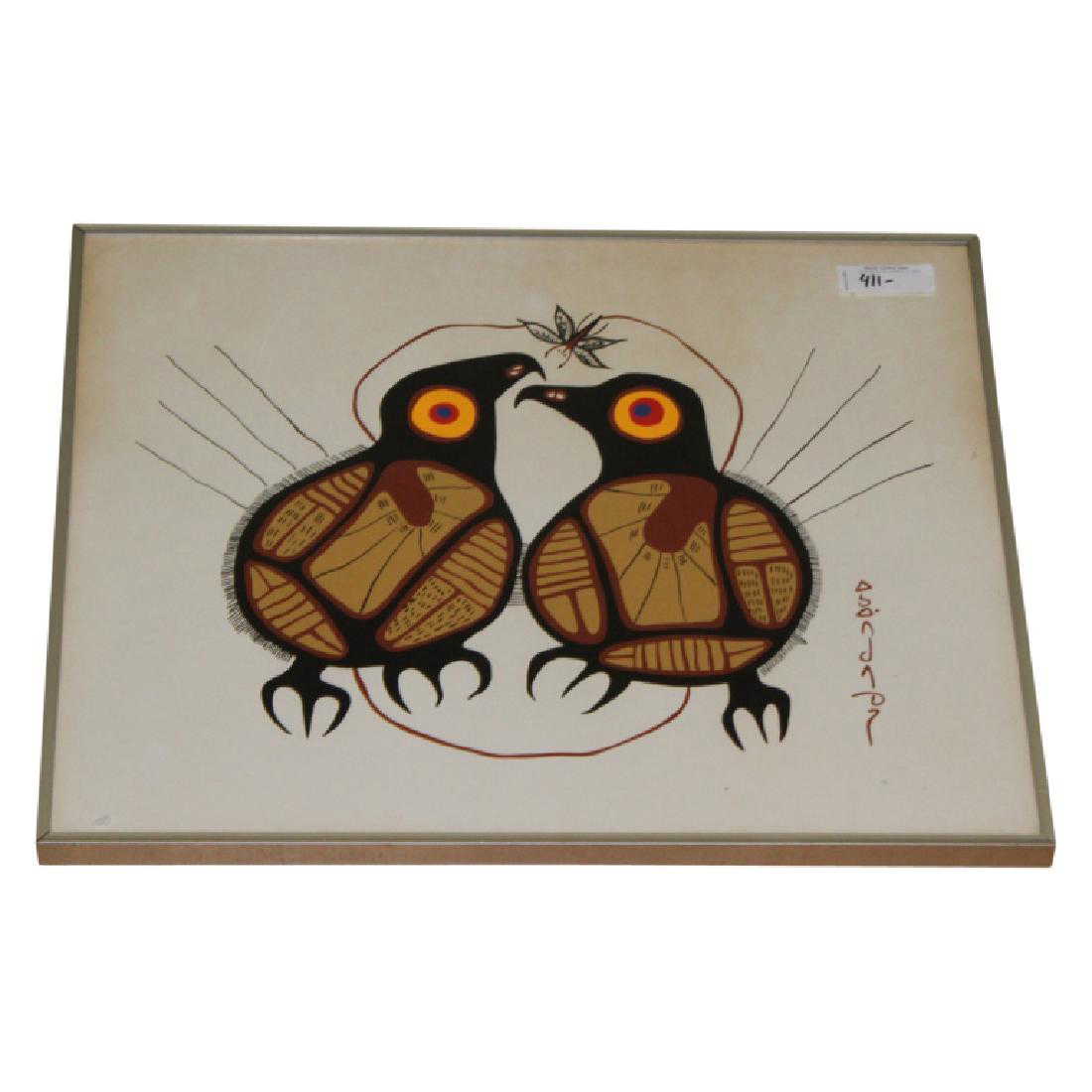 Mid Century Modern Bird Artwork