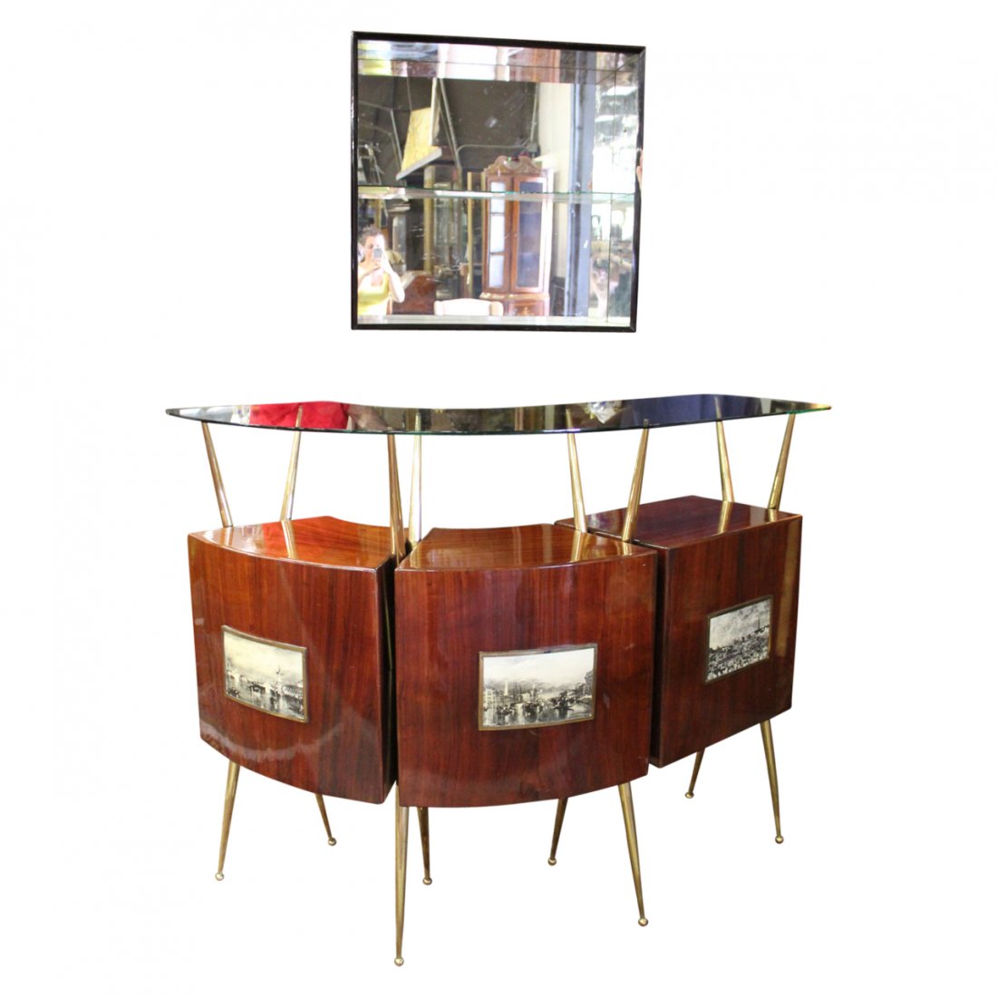 Gio Ponti Style Bar w/ Liquer Display Unit (1 of 6)