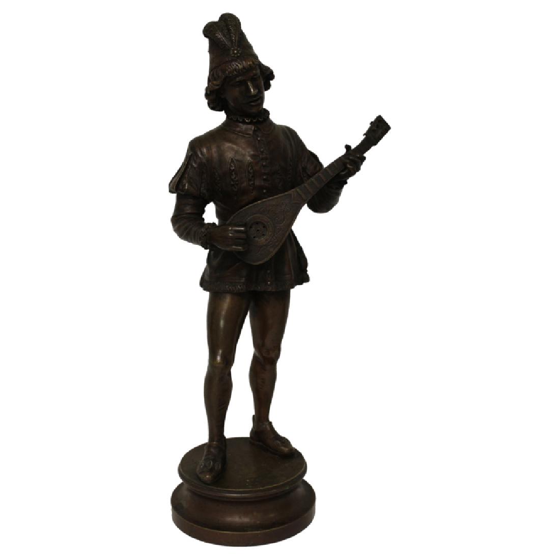 Large Louis XV Bronze Jester (1 of 10)