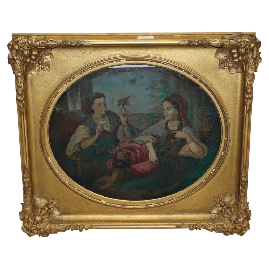 Gold Gilt Period Frame with Tin Artwork (1 of 9)