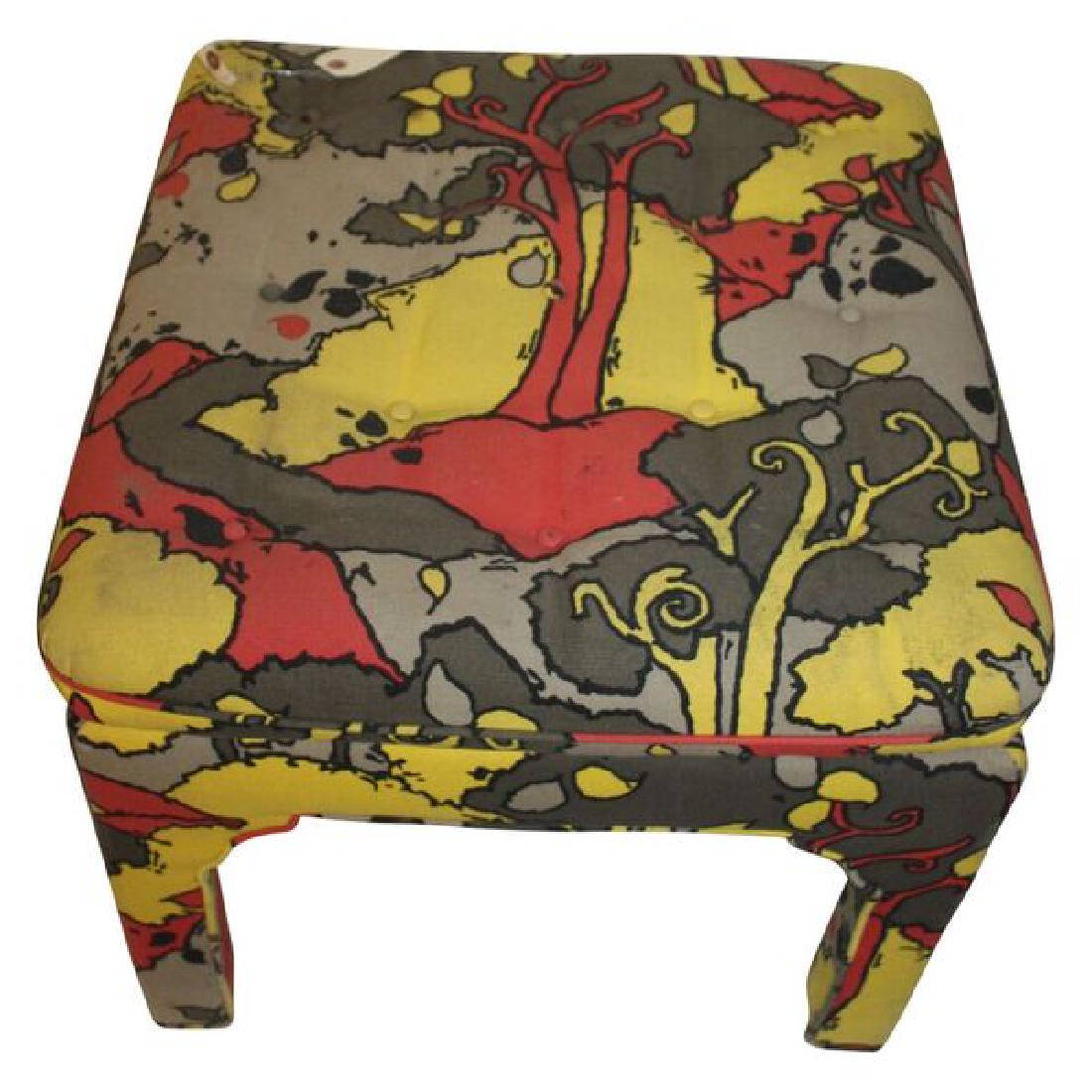 Peter Max Stool: Vintage Peter Max stool measuring height 19" width 22"