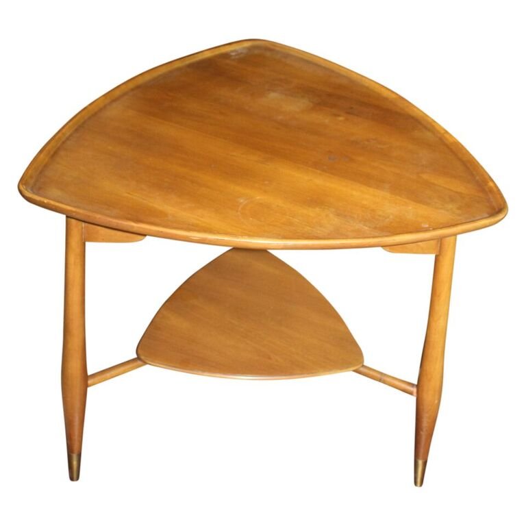 John Widdicomb Triangle Dish Top Table (1 of 2)
