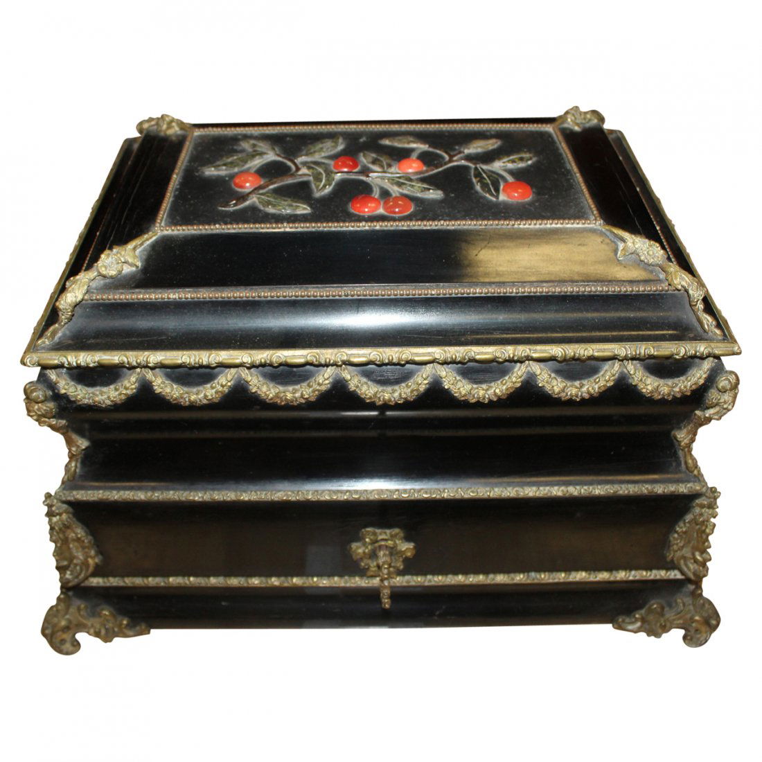 Antique French Hardstone Liquor Casket (1 of 5)