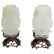 Pair of Celadon Jade Objects