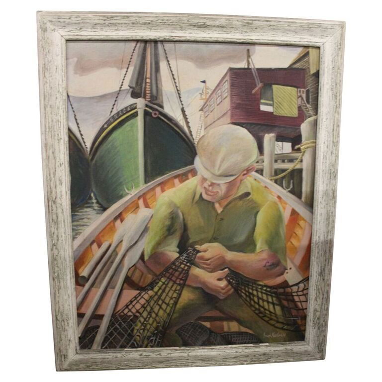 Joseph Kaplan Oil on Canvas (1 of 4)