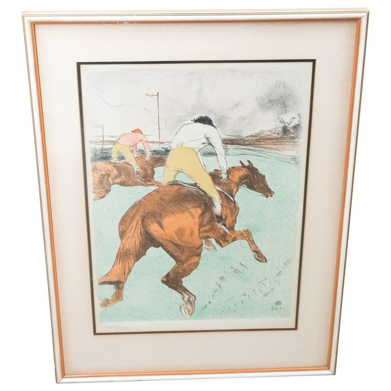 Henri de ToulouseLautrec LE JOCKEY Lithograph (0198) on May 20, 2018
