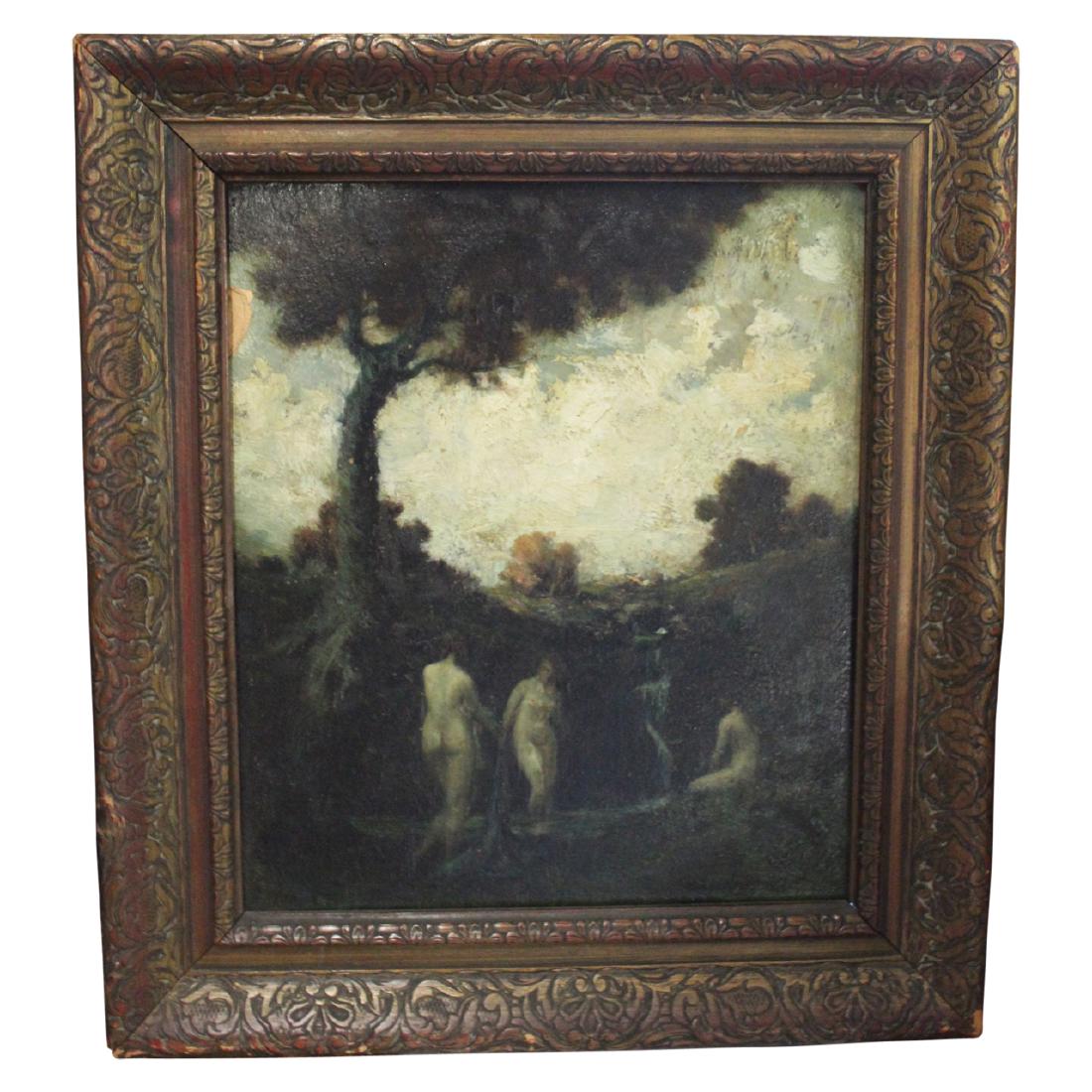 The Waterfall French Barbizon school (1 of 2)