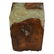 Mid Century Modern Teak & Resin Wood cube - 3