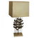 MCM Stone and Brass Lamp in the Manner of Bertoia