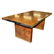 Pierre Cardin Burl Wood and Brass Dining Table