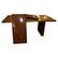 Pierre Cardin Burl Wood and Brass Dining Table - 5