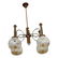 Mazzega Murano Four Light Chandelier